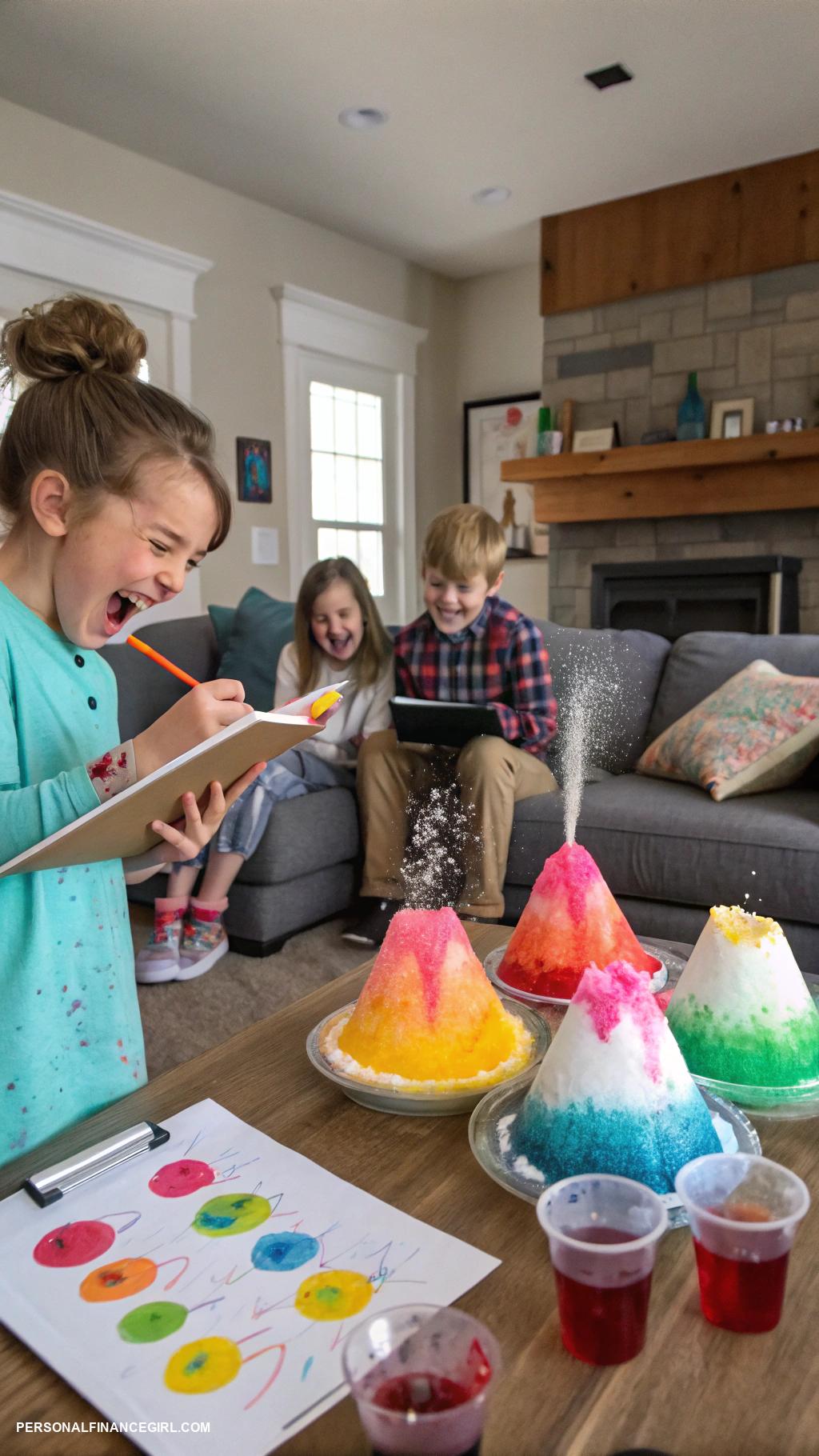 frugal birthday party ideas for kids DIY science experiments at home