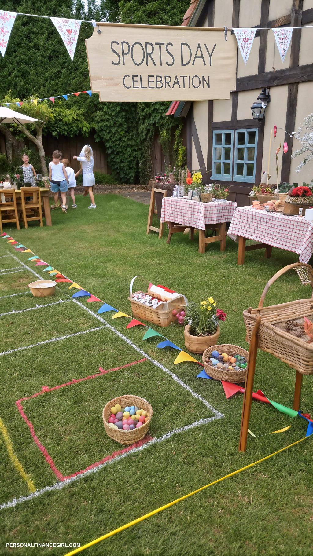 frugal birthday party ideas for kids Sports day with simple games and prizes