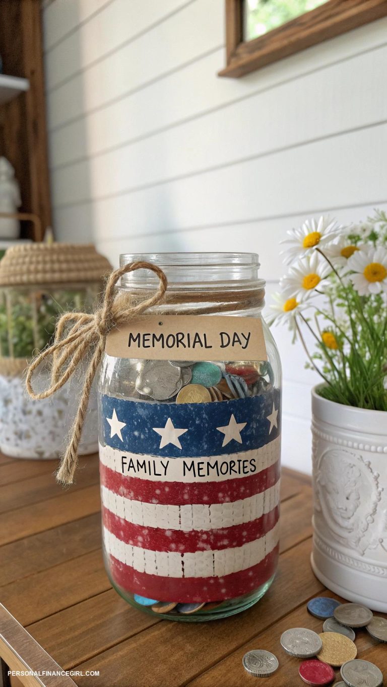 memorial day crafts Creative savings jar decoration ideas