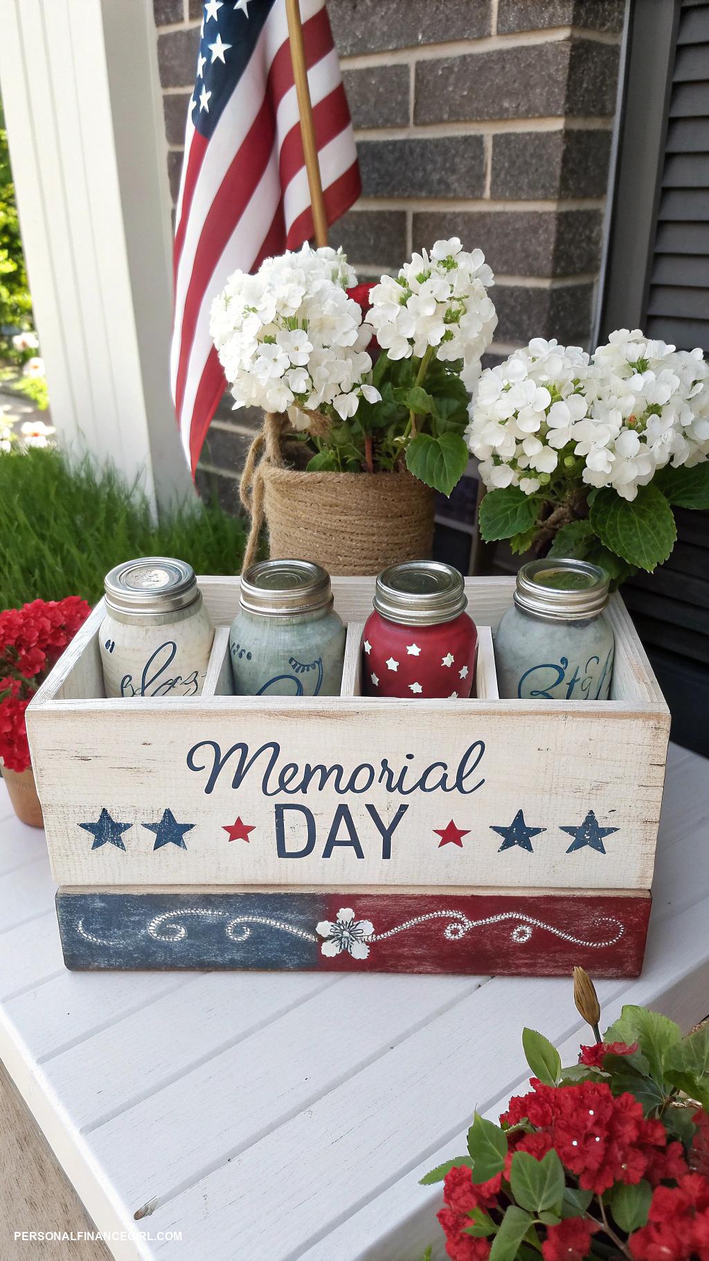 memorial day crafts Flag inspired coupon organizer project