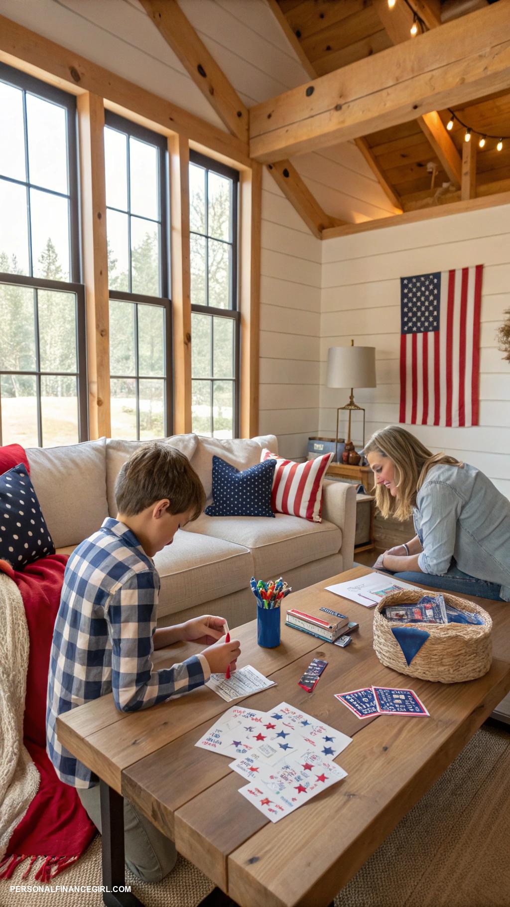 memorial day crafts Memorial Day family budgeting game