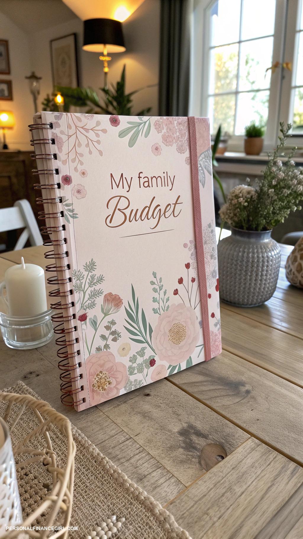 diy birthday gifts Personalized budget planner with decorative cover