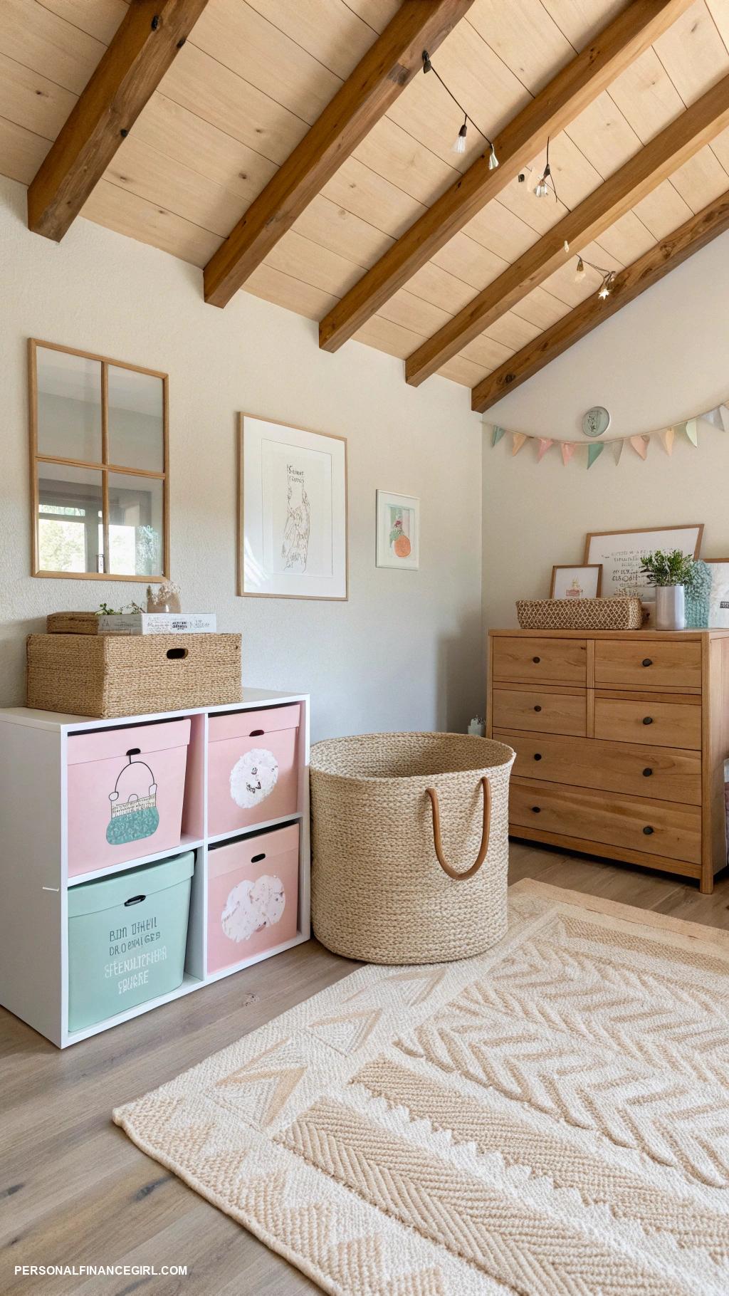 frugal bedroom ideas Transform cardboard boxes into stylish storage