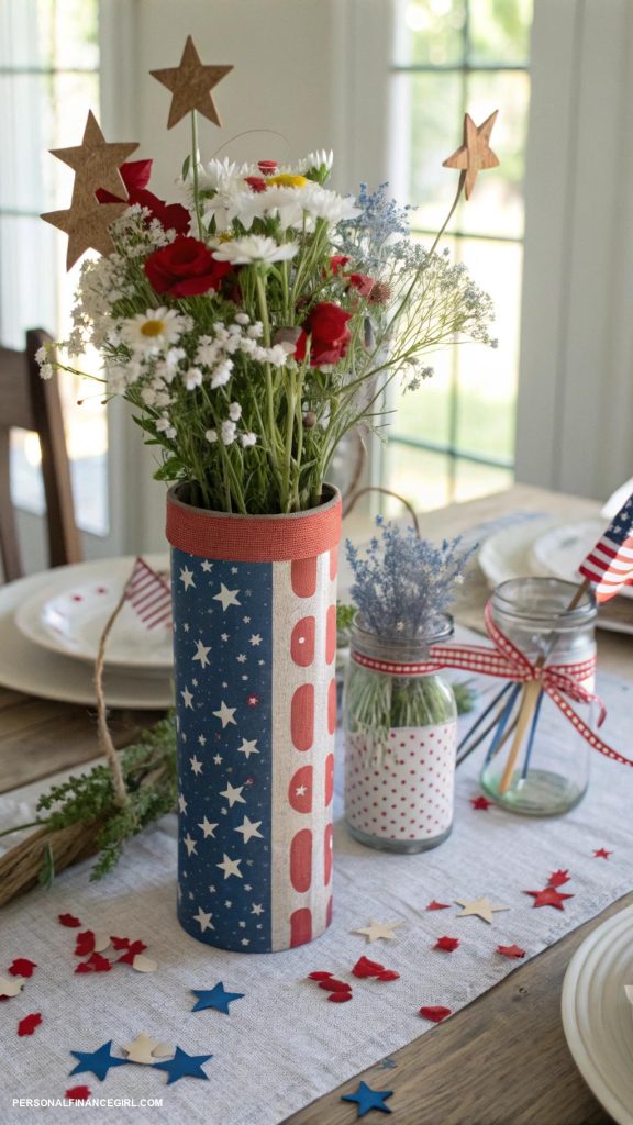 4th of july crafts Confetti poppers for celebration