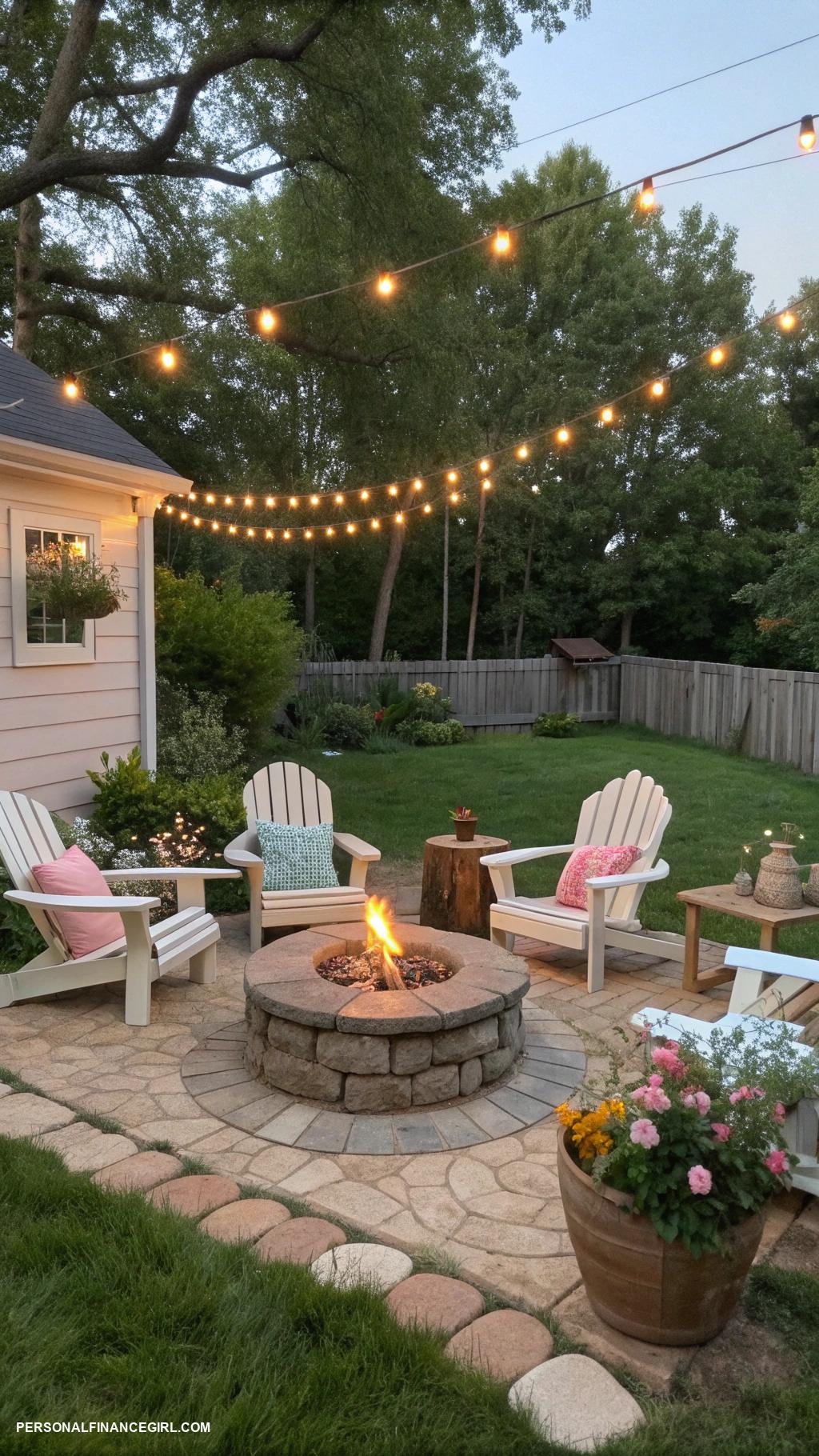 cheap backyard ideas Install a fire pit for gatherings