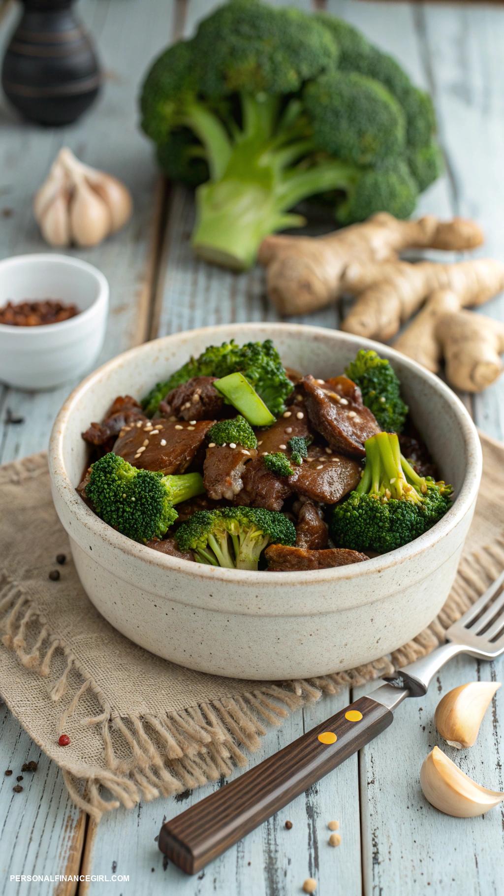 cheap crockpot recipes Beef and broccoli stir fry