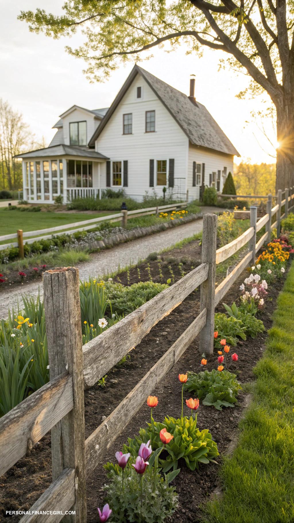 cheap fence ideas Snow fence for a temporary garden barrier