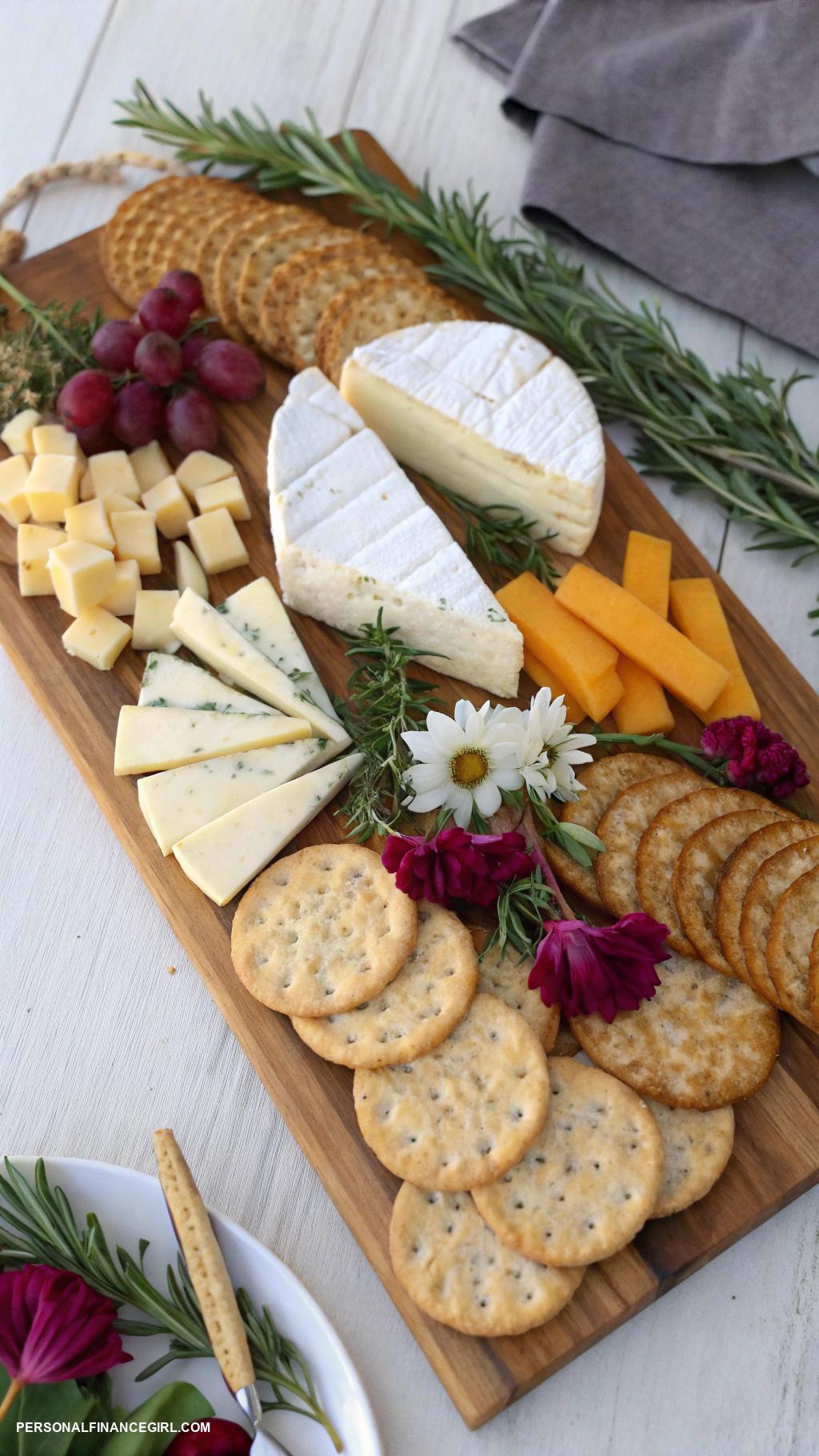 cheap party food for a crowd Cheese and cracker assortment