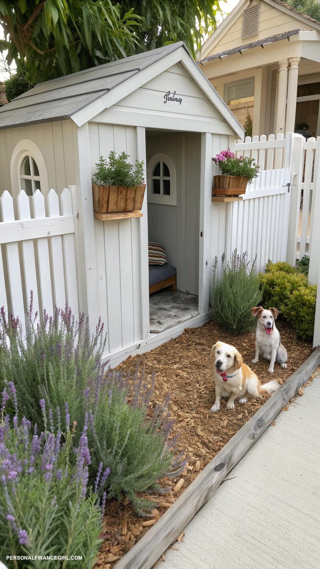 diy dog run for cheap Repurpose unused garden space effectively