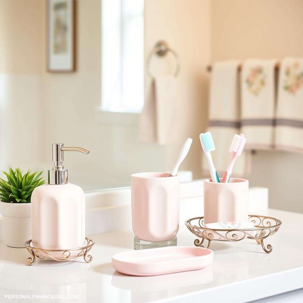cheap bathroom accessories sets