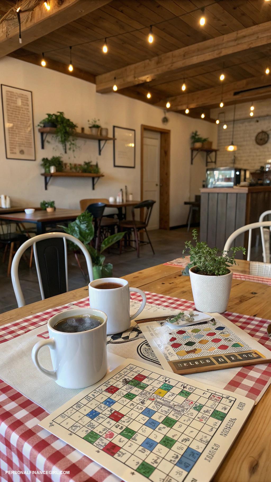 cheap date ideas Play board games at a cafy