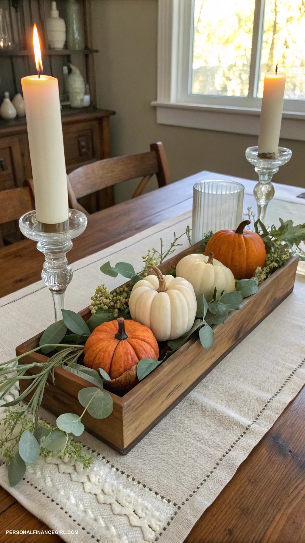 cheap dining room ideas Add a simple centerpiece with seasonal items