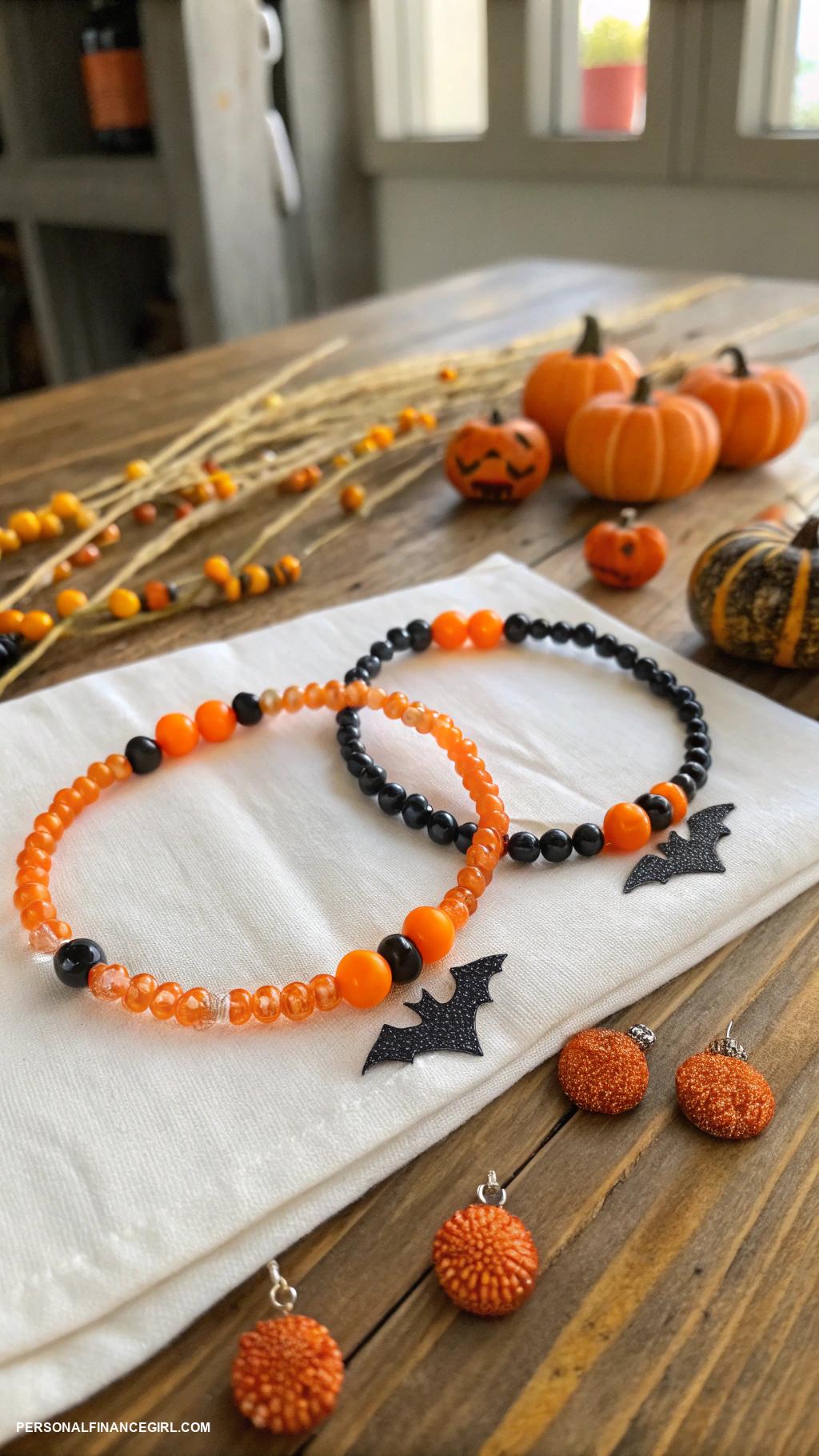 cheap halloween crafts for kids Halloween themed friendship bracelets
