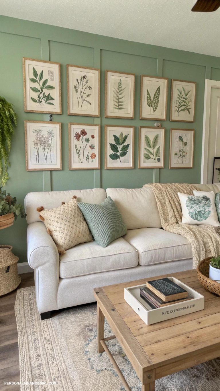cheap living room ideas Paint an accent wall for color