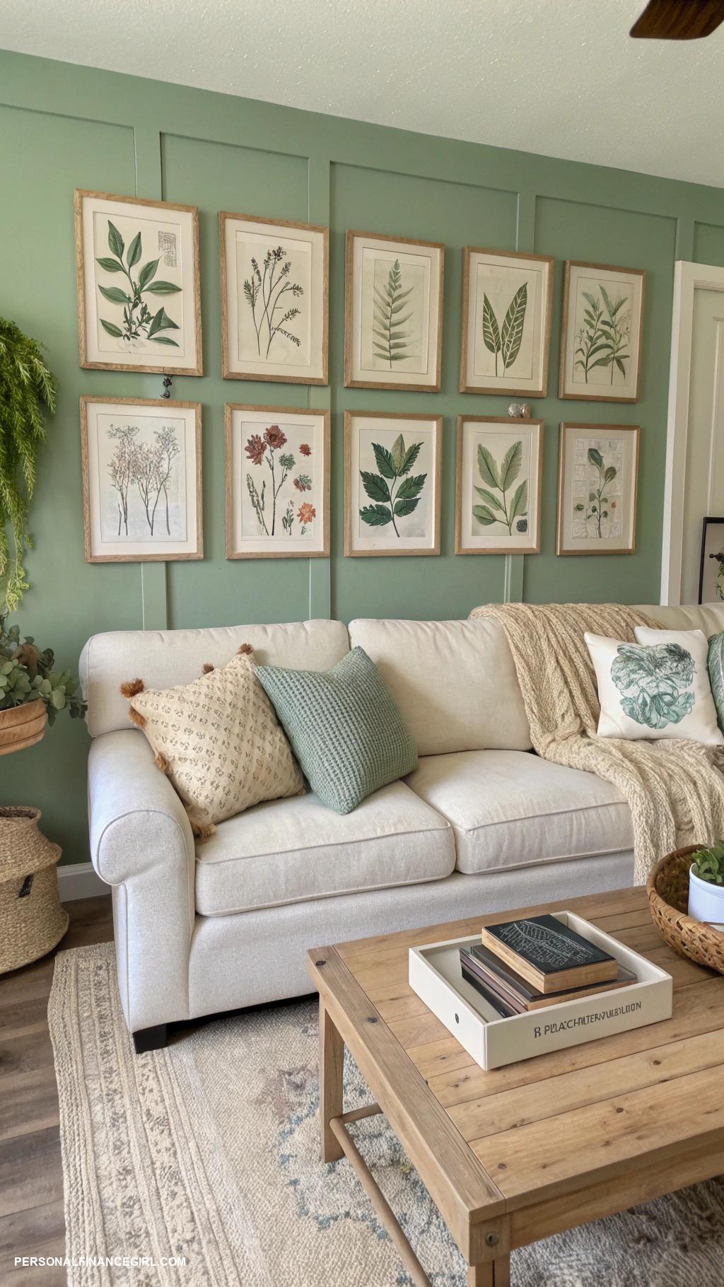cheap living room ideas Paint an accent wall for color