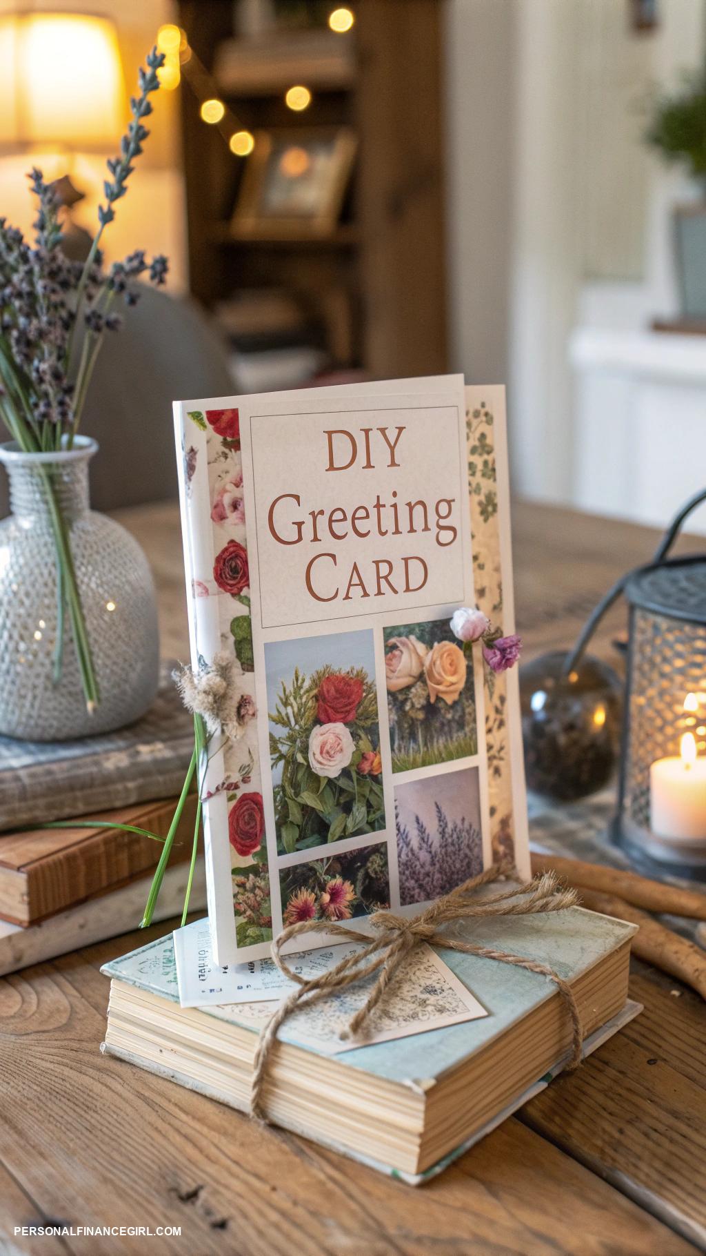 frugal crafts DIY greeting cards from magazines