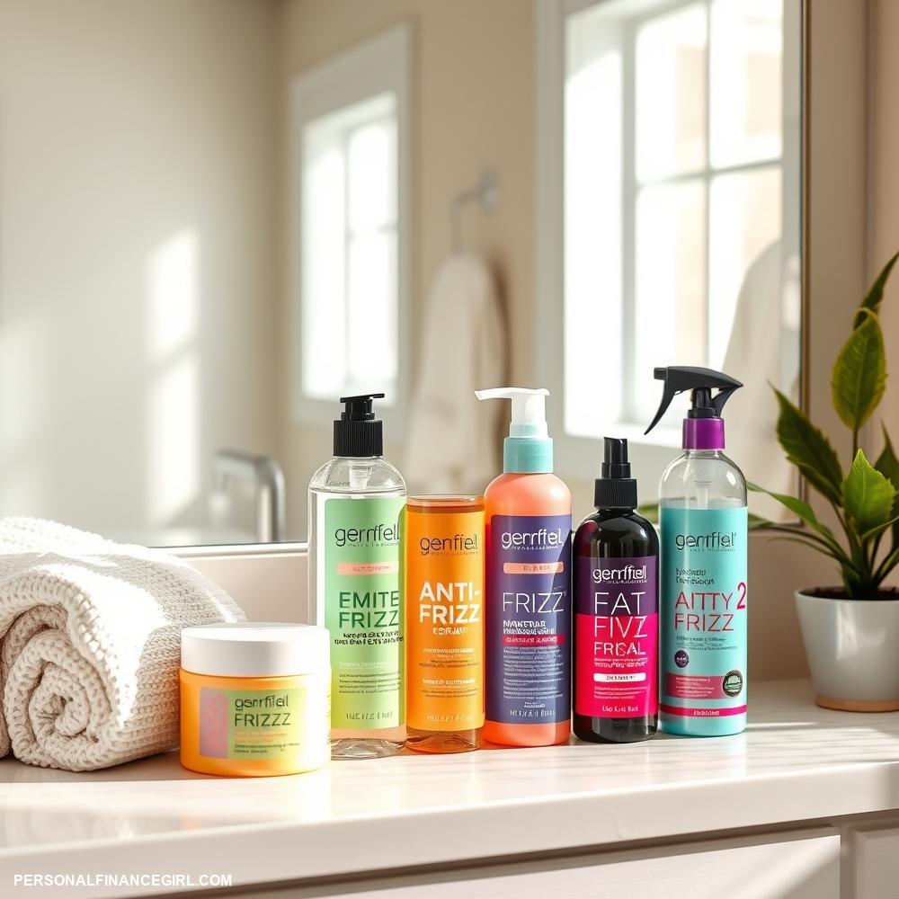 cheap anti frizz hair products