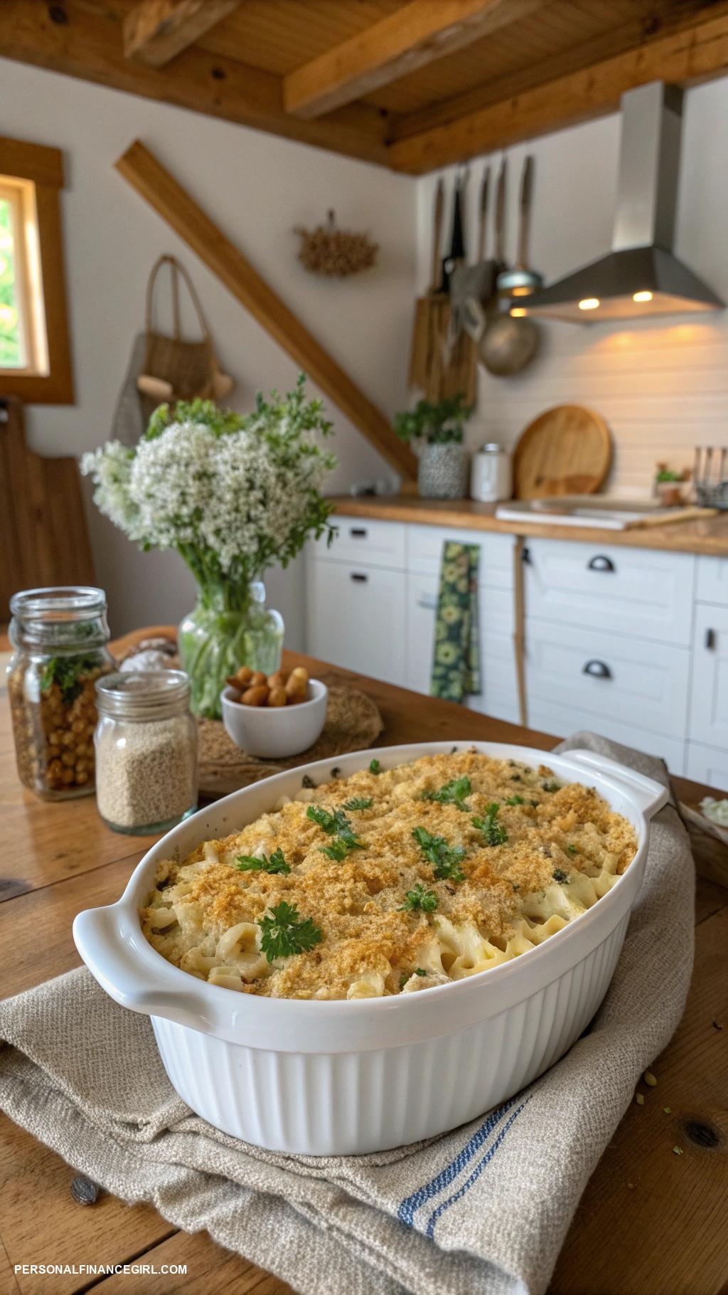 cheap casserole recipes Tuna noodle casserole with peas