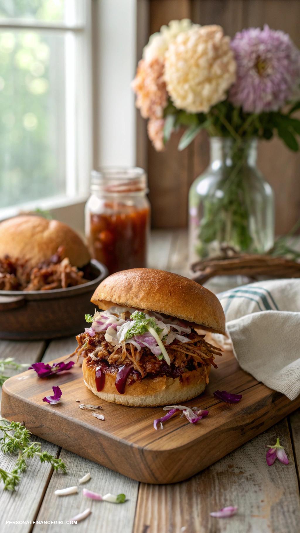 cheap wedding food ideas BBQ pulled pork sliders