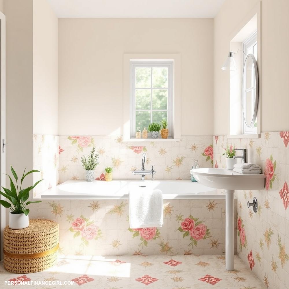 peel and stick bathroom tiles