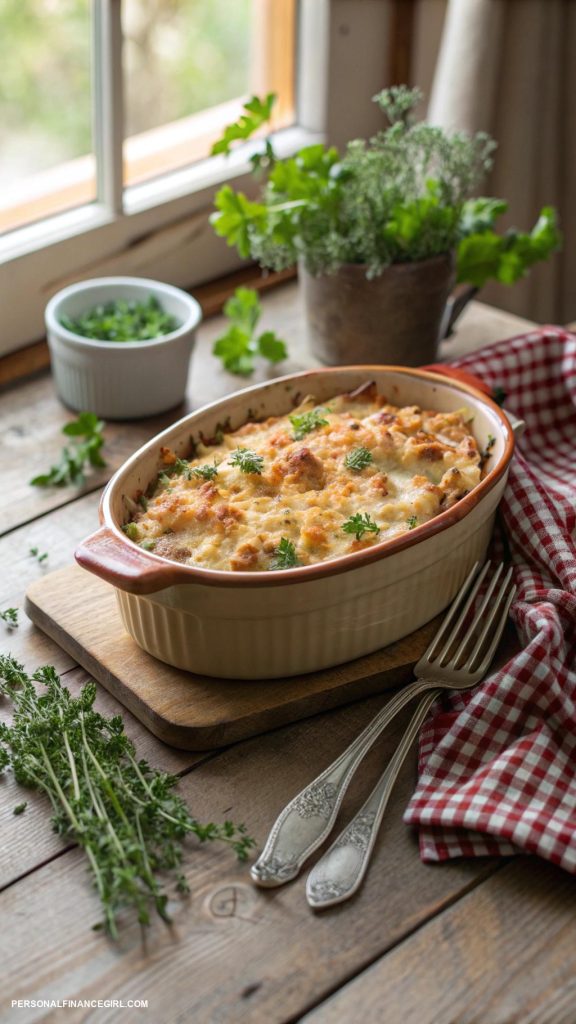 cheap and easy dinner ideas Chicken and rice casserole