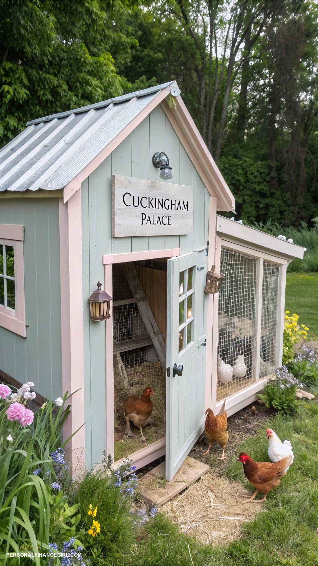 chicken coop designs diy cheap Pallet wood coop with a simple roof