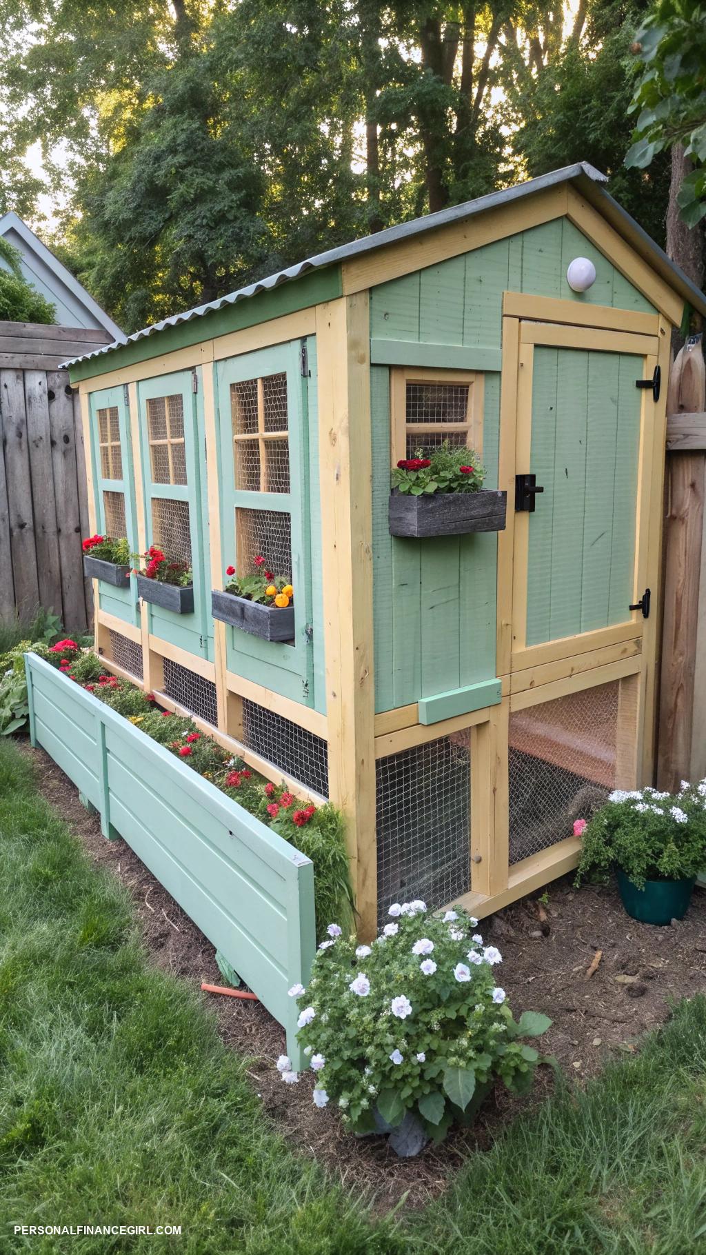 chicken coop designs diy cheap Plastic bins transformed into small coops