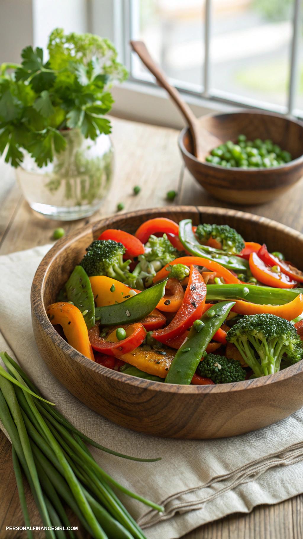 easy cheap meals Vegetable stir fry with soy sauce