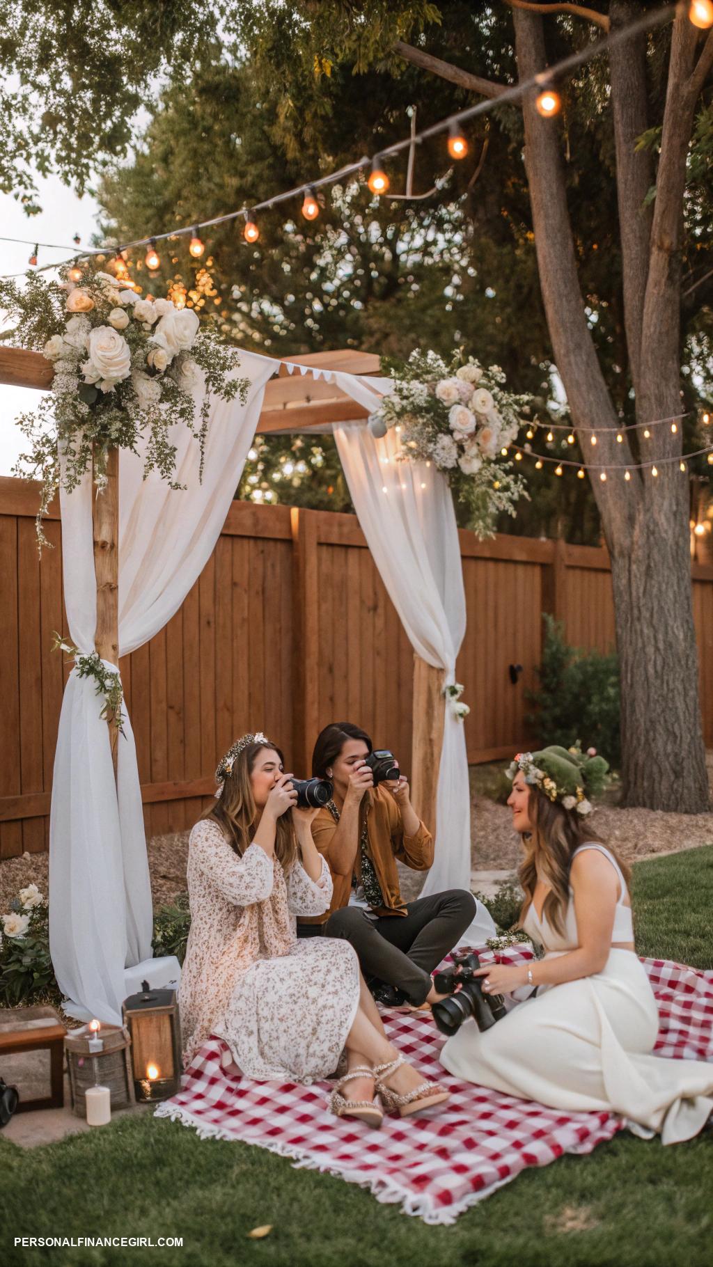 wedding ideas on a budget Ask friends to be amateur photographers