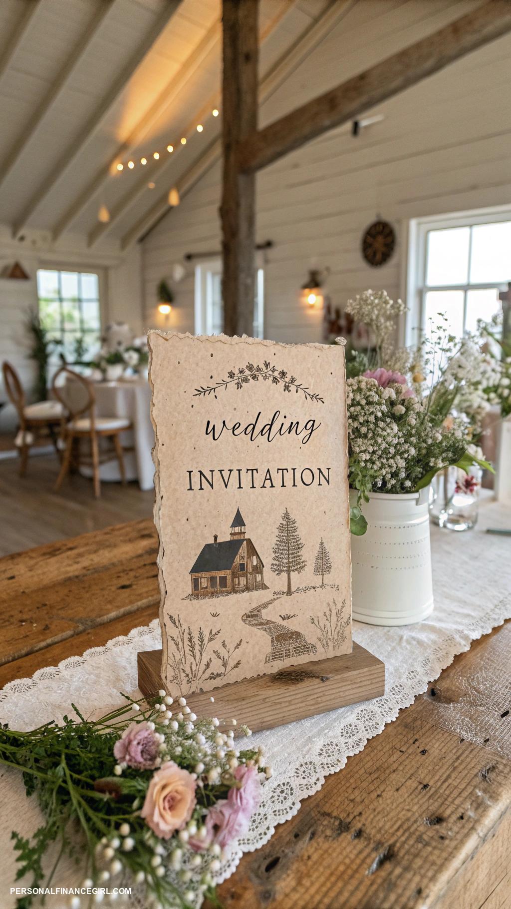 wedding ideas on a budget Create digital invitations for savings