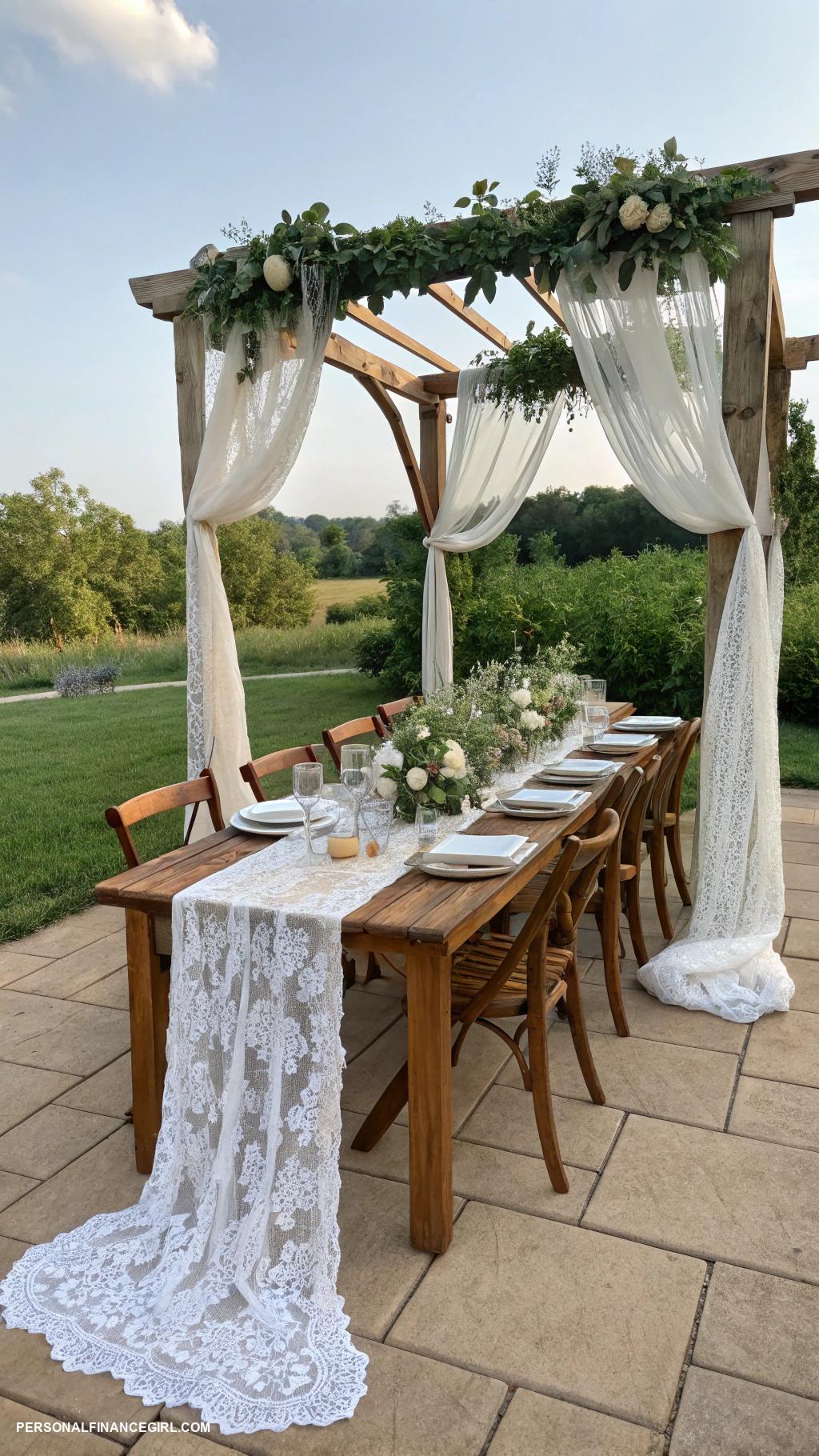 wedding ideas on a budget Rent items instead of purchasing