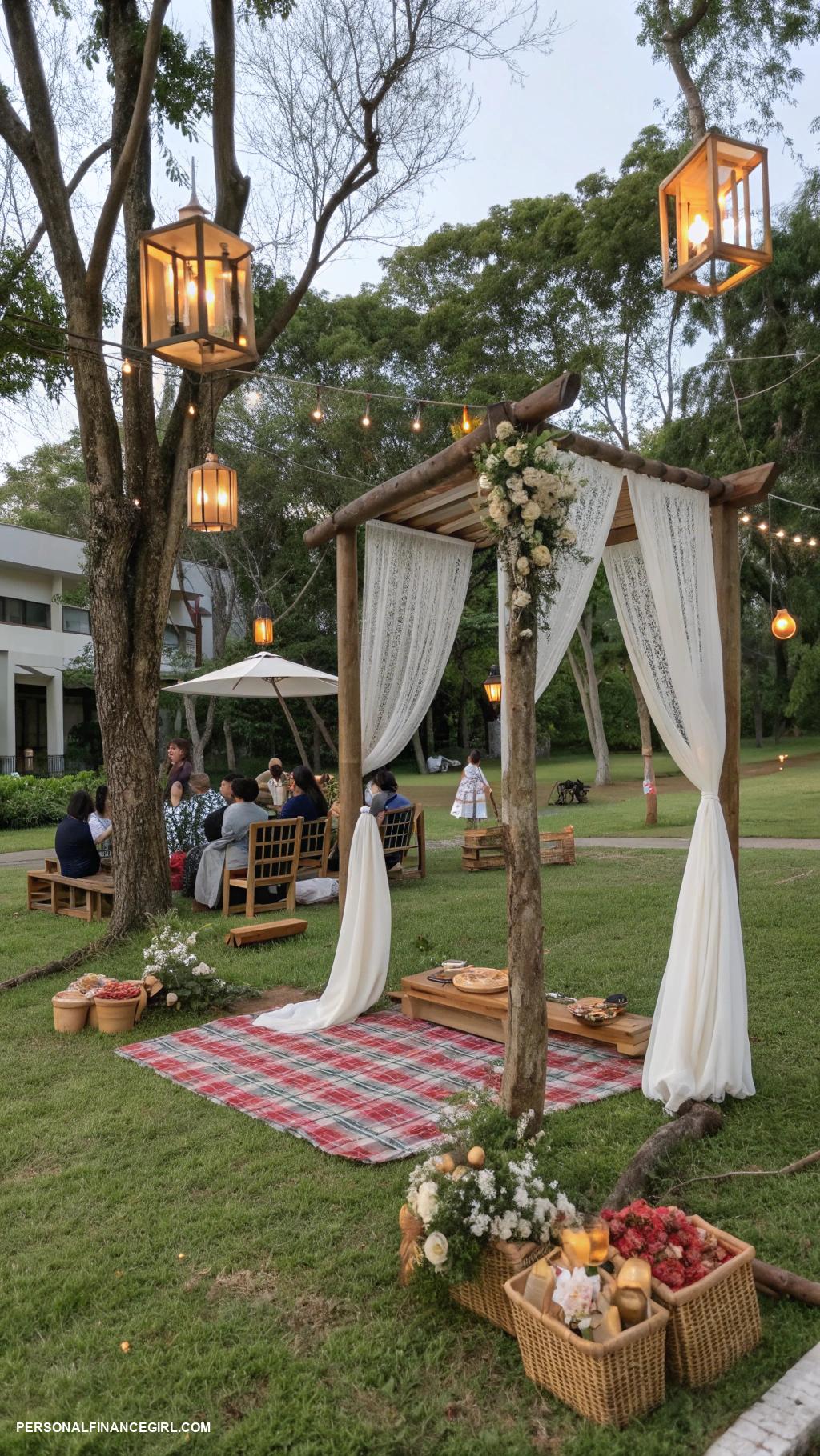 wedding ideas on a budget Use a local park for a venue