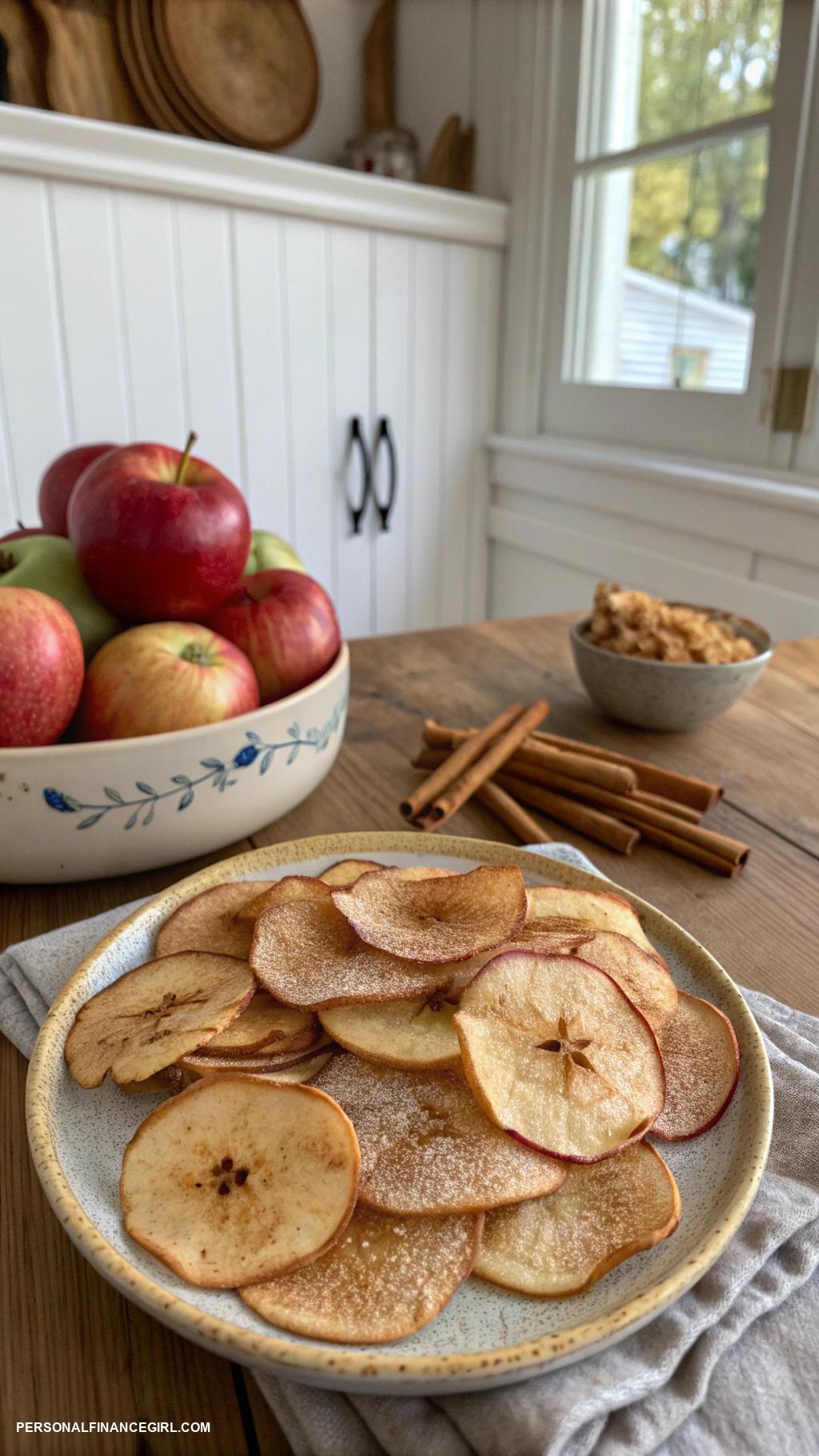 cheap airfryer recipes Air fryer cinnamon apple chips
