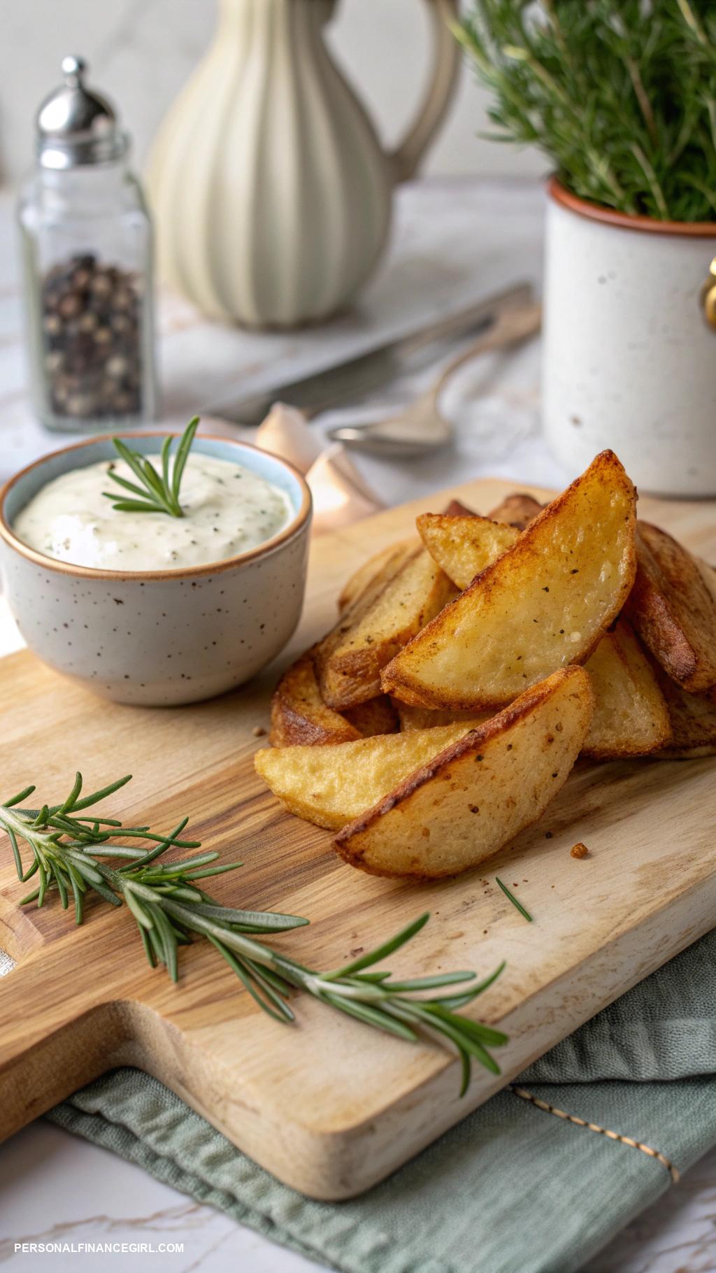 cheap airfryer recipes Crispy air fryer potato wedges