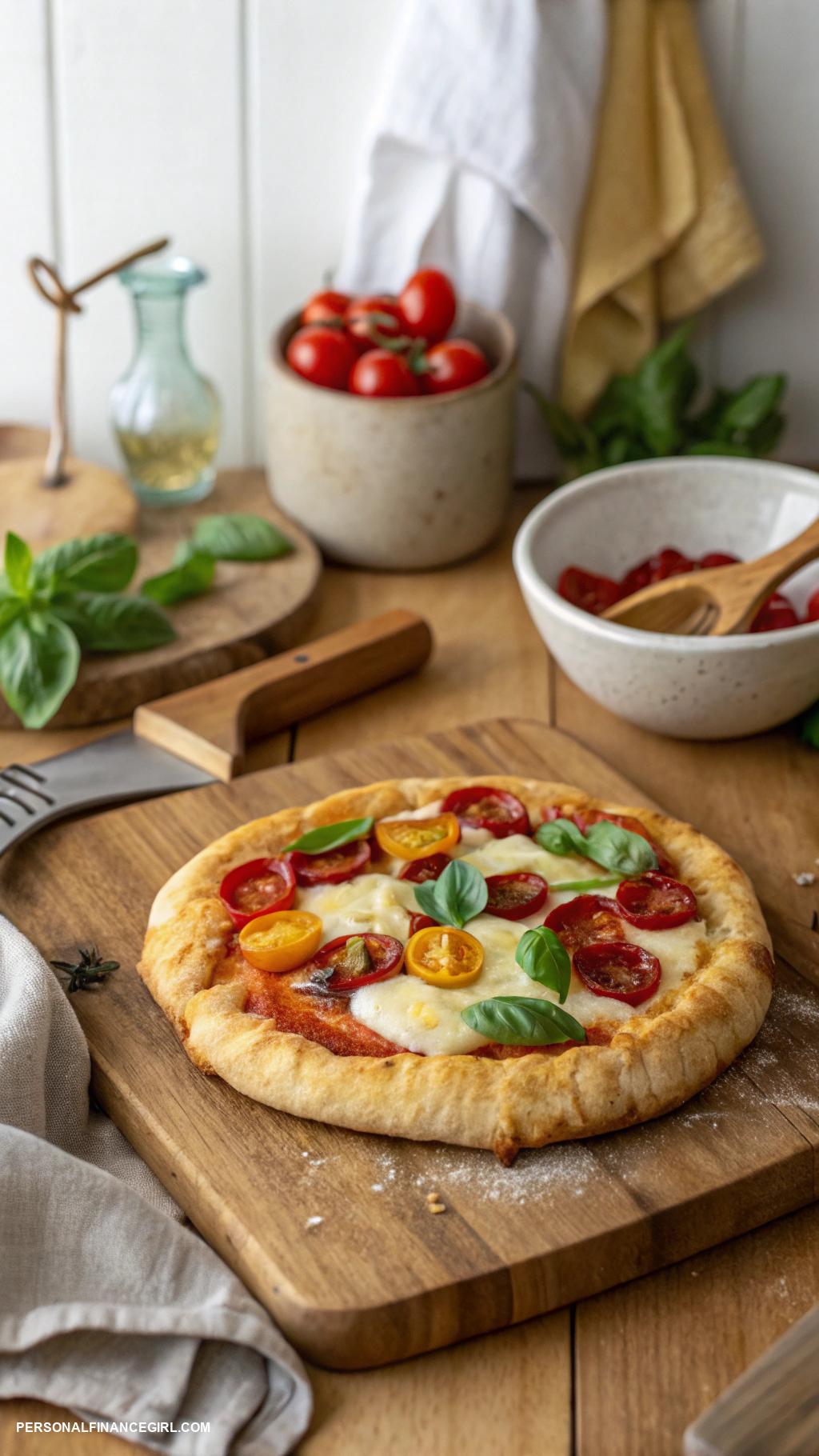 cheap airfryer recipes Mini air fryer pizzas with toppings