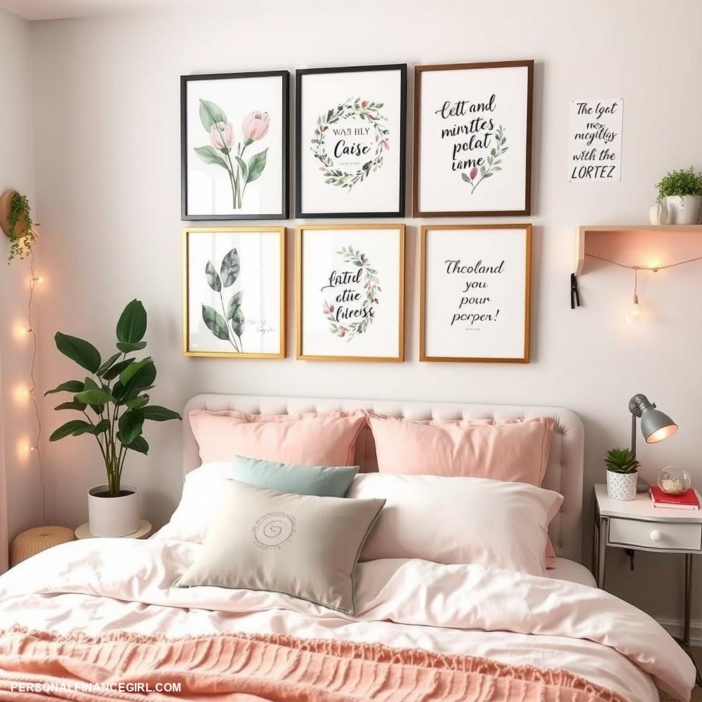 cheap bedroom wall art