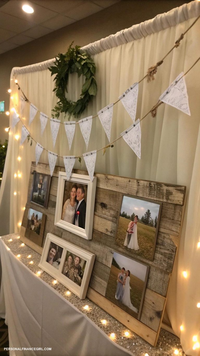 cheap wedding decorations Personalized photo banners of couple