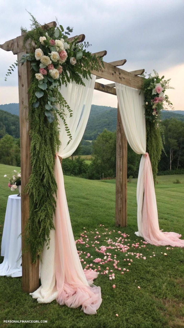 diy wedding ideas Craft your own wedding arch design