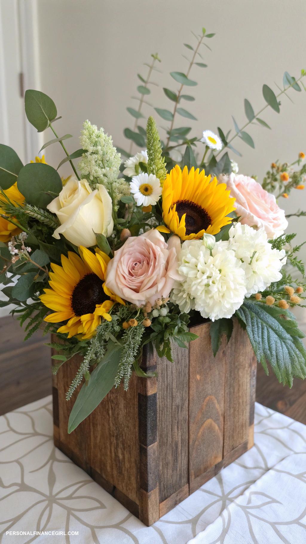 diy wedding ideas DIY flower centerpieces with seasonal blooms