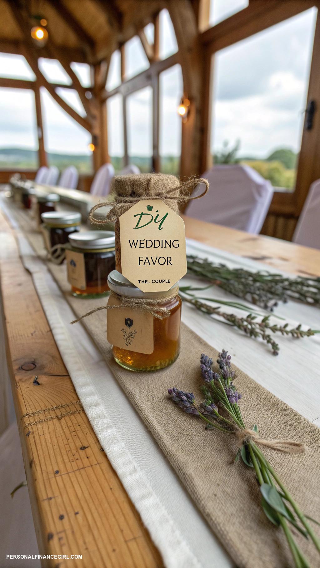 diy wedding ideas Personalized wedding favors for guests