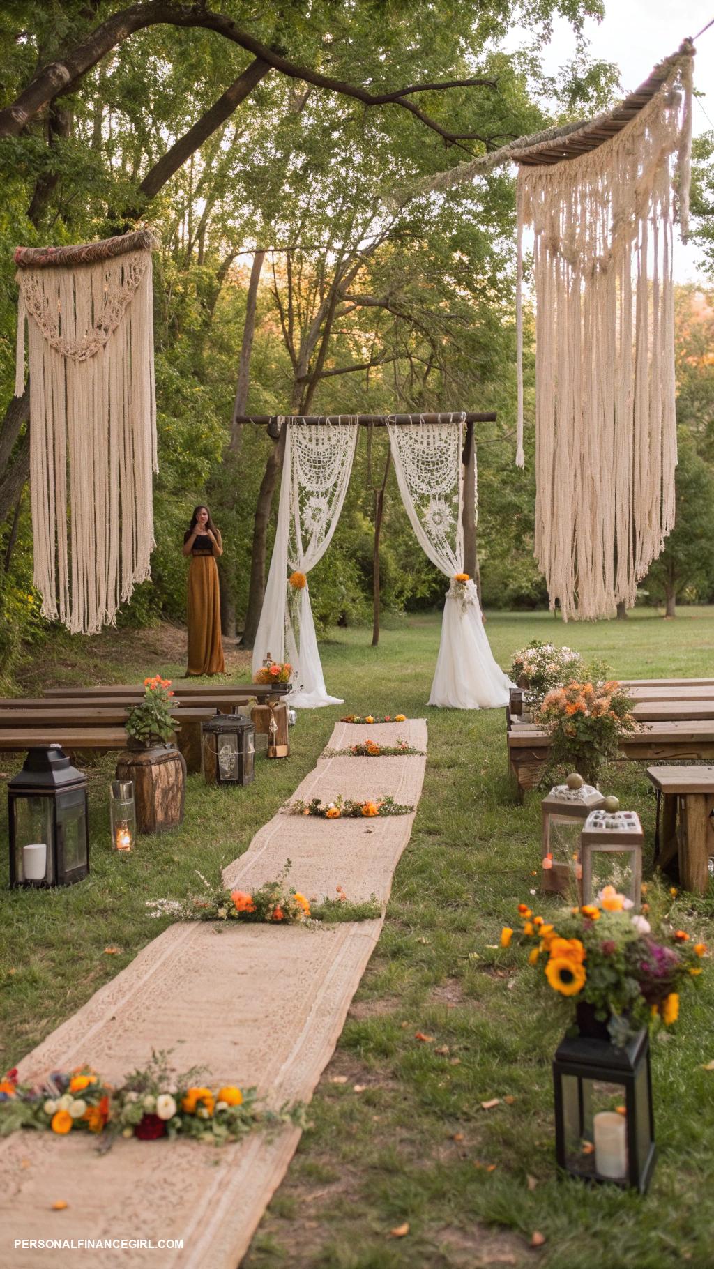 cheap boho wedding ideas Host ceremony in a local park