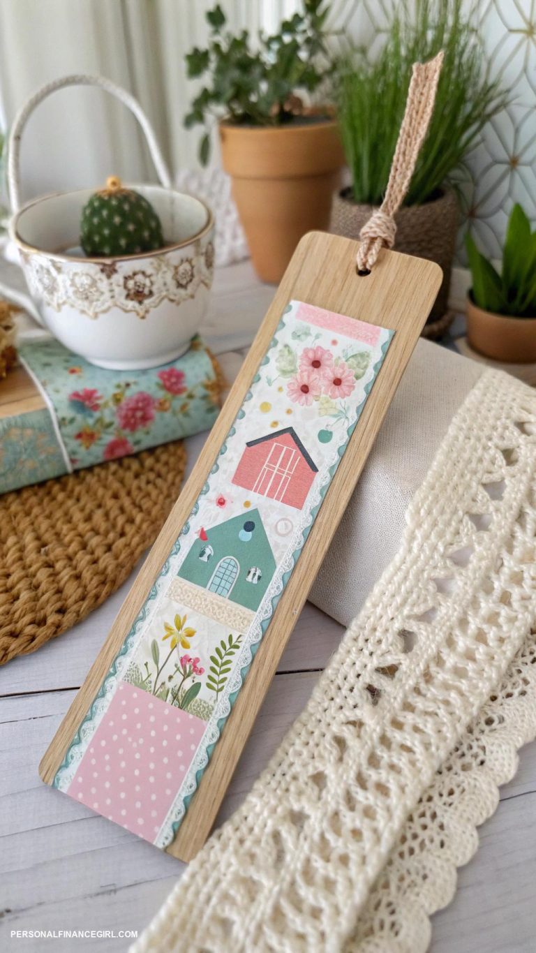 cheap diy gifts Custom bookmarks decorated with washi tape