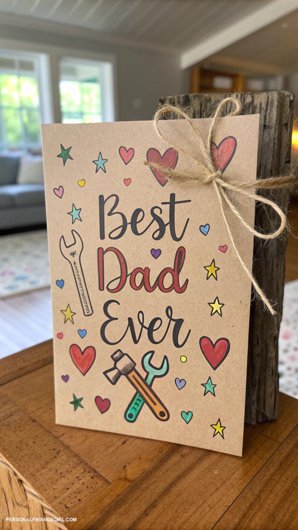 cheap fathers day crafts for kids Handmade greeting cards