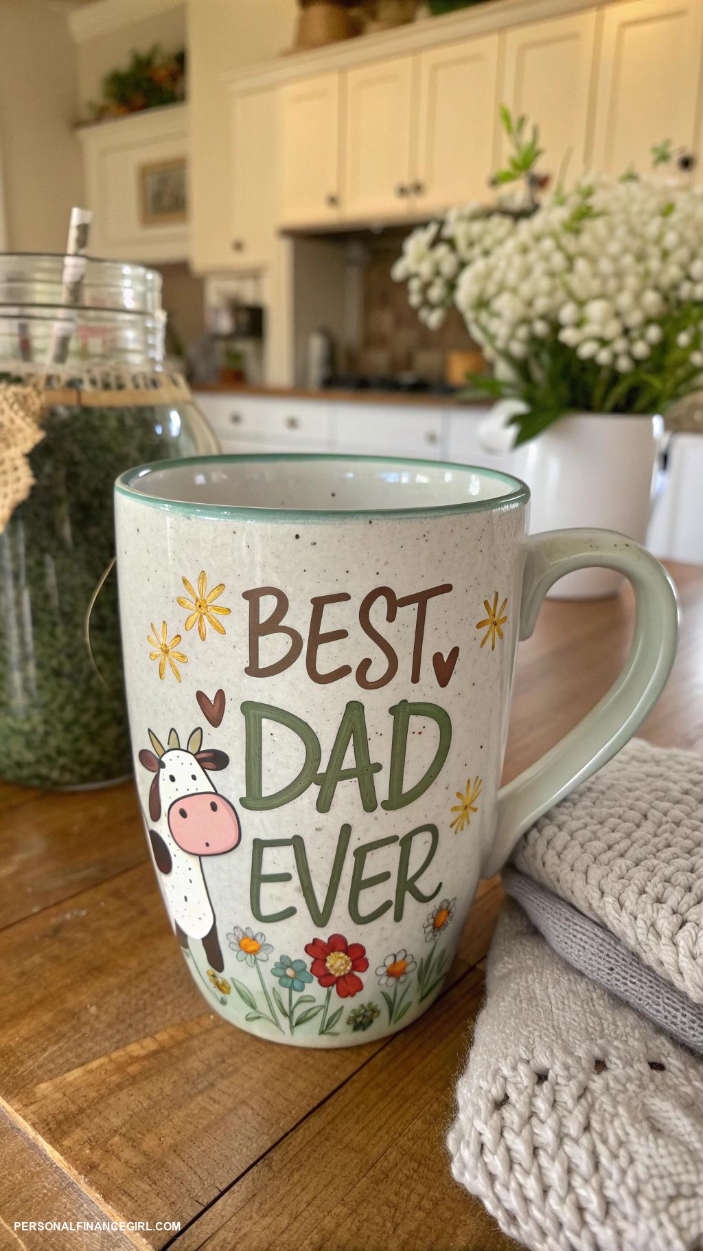 cheap fathers day crafts for kids Personalized coffee mug