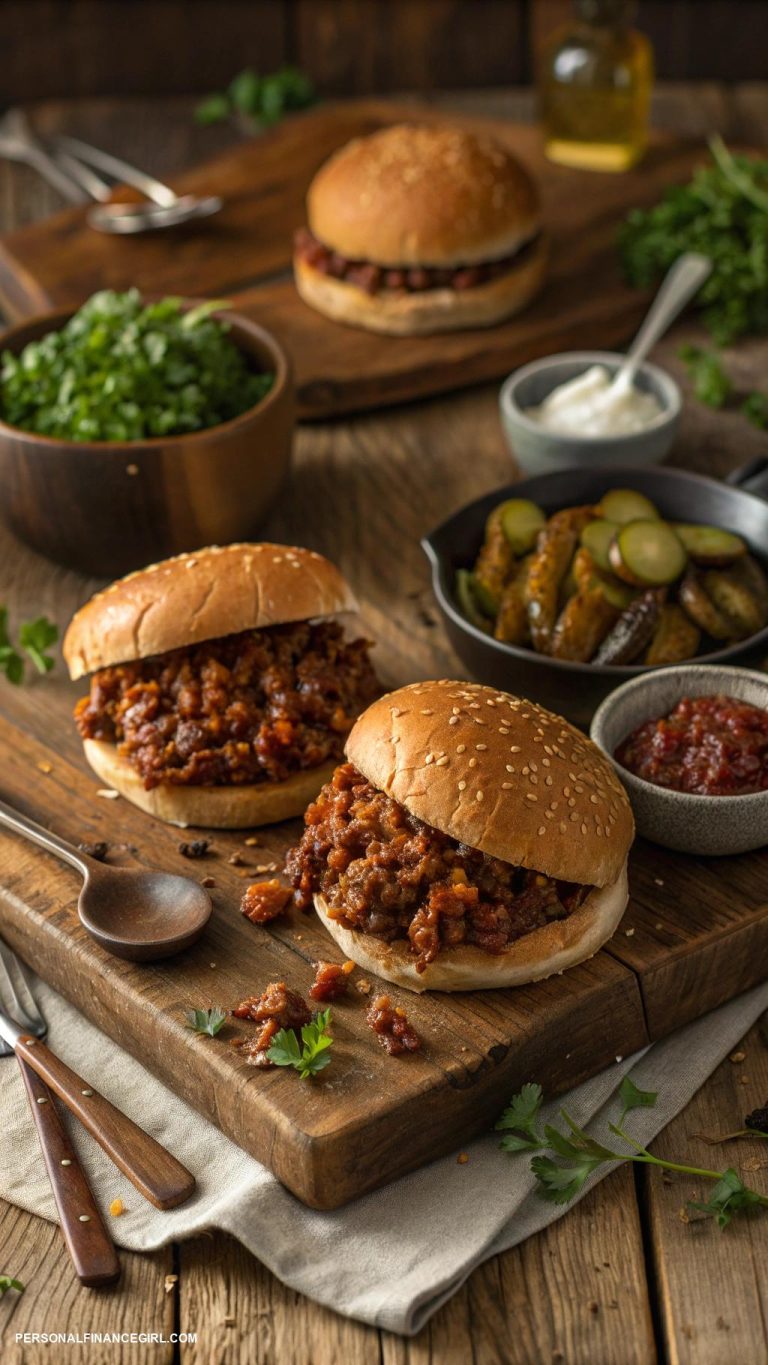 cheap meals for a crowd Sloppy joes on hamburger buns