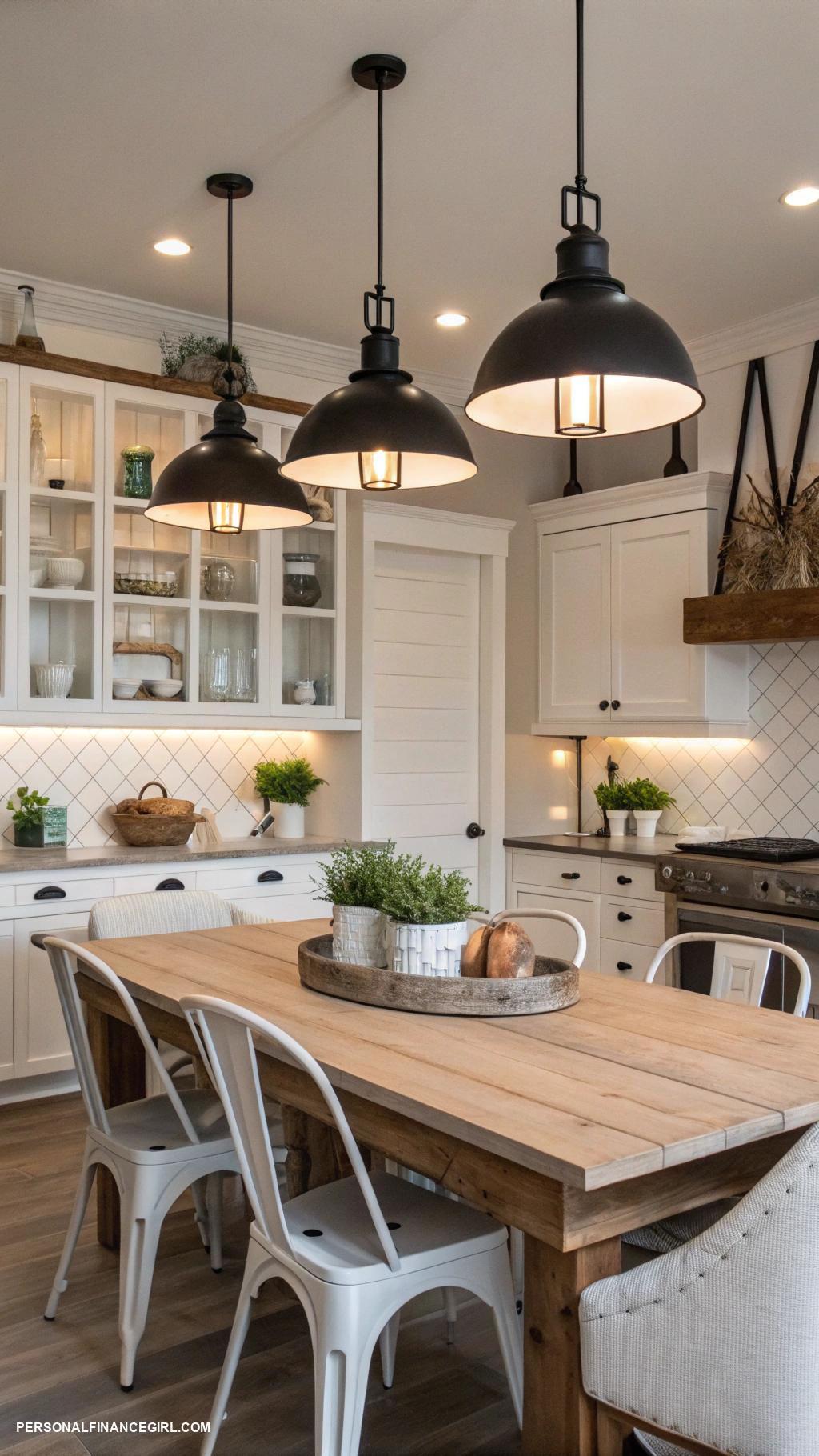 cheap updates for home Replace old light fixtures with modern ones