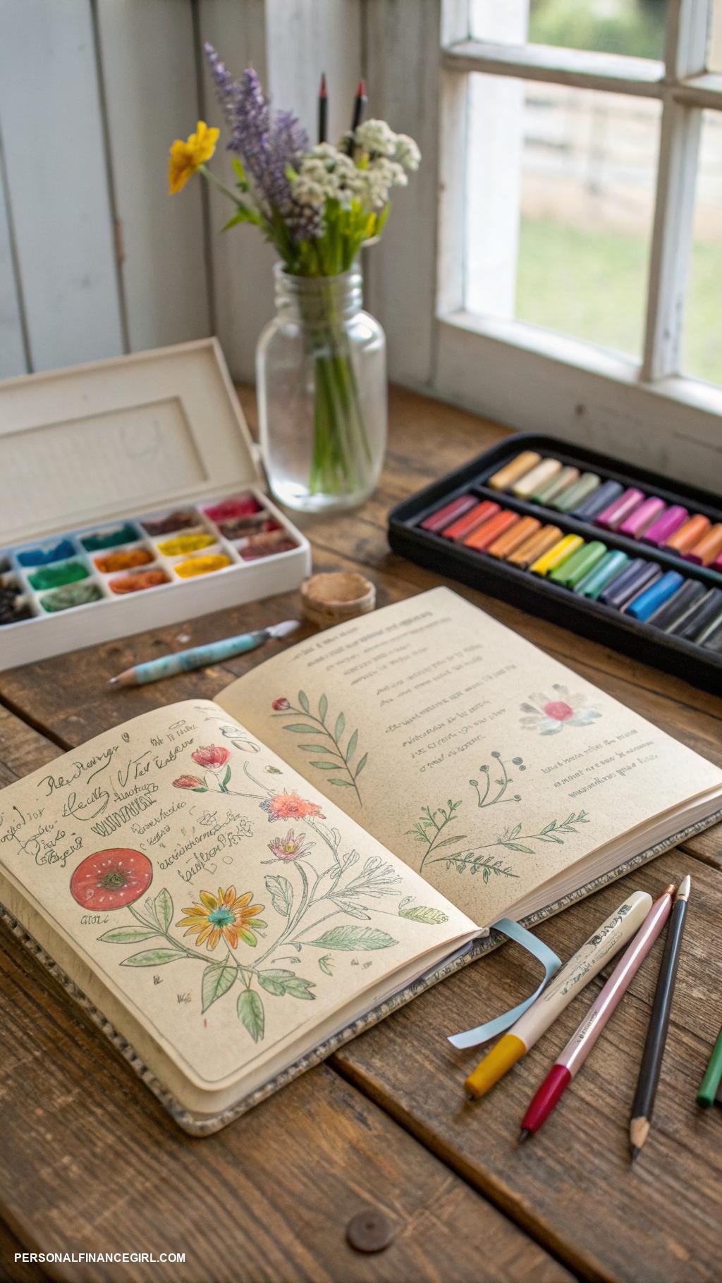 cheap journal ideas Art journal to unleash creativity