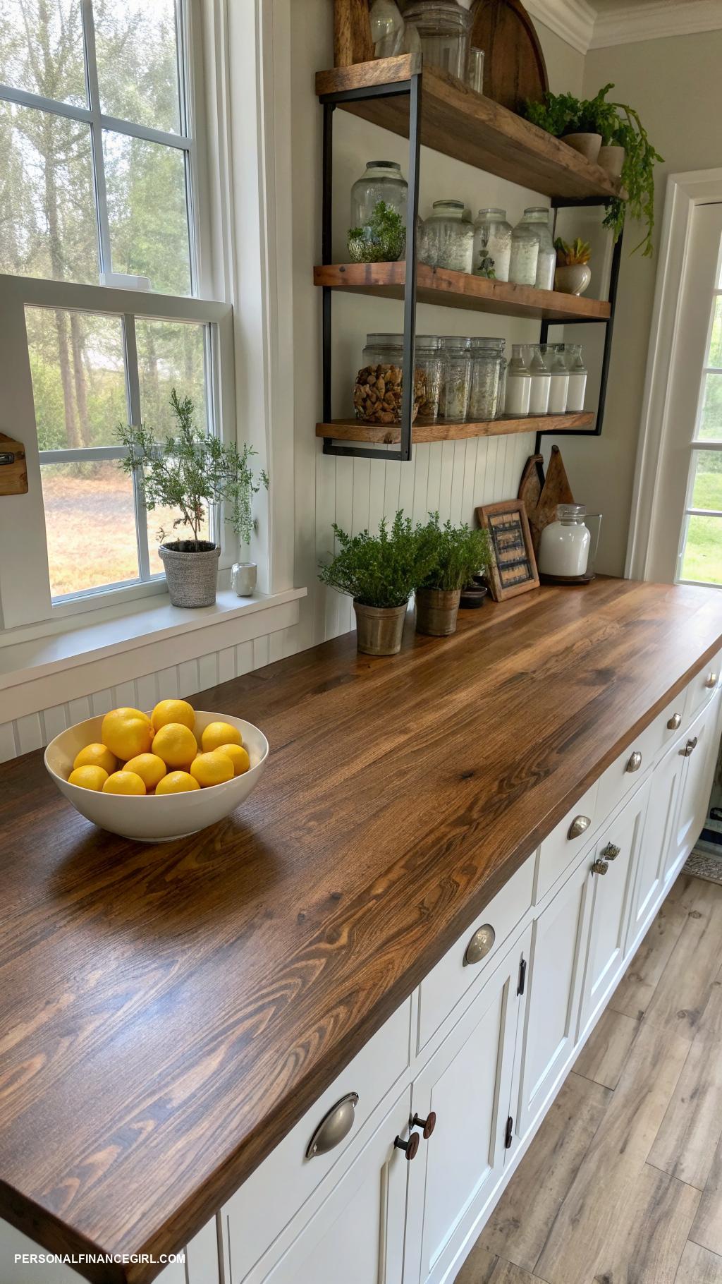 countertop redo cheap Stain existing laminate for a fresh appearance