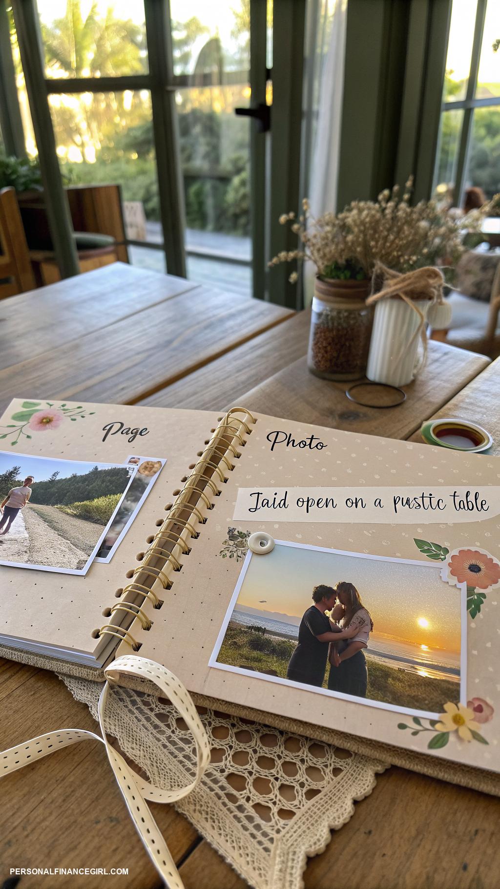 diy valentines gifts DIY scrapbook filled with shared moments