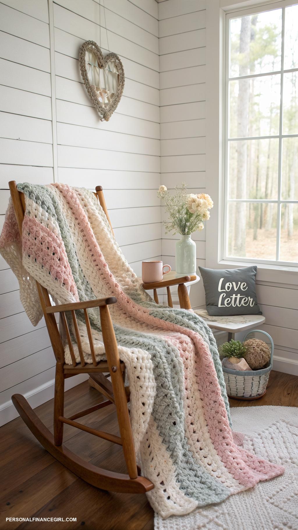 diy valentines gifts Knit or crochet a cozy blanket